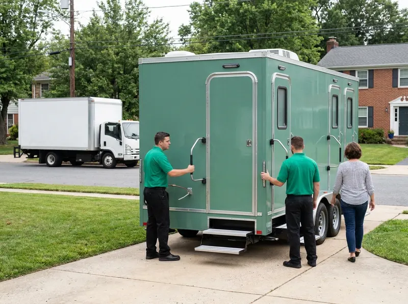 Multi-Stall Luxury Restroom Trailers in Hyattsville, MD